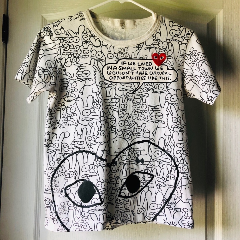 CDG Graffiti shirt